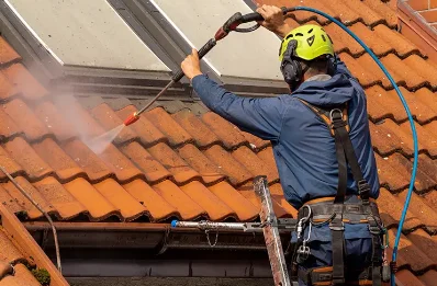 Démoussage et hydrofuge de toiture à Merviller